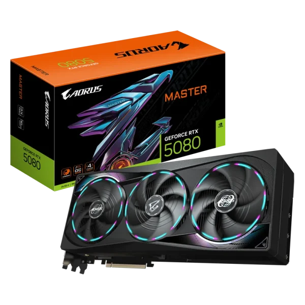 TARJETA DE VIDEO AORUS AORUS RTX 5080 MASTER 16GB GDDR7