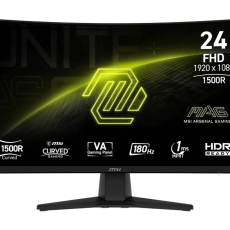 MONITOR MSI MAG 242C 24" VA IPS 180HZ 1MS CURVO ADAPTIVESYNC / EYE CARE