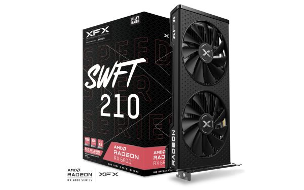 TARJETA DE VIDEO XFX RX 6600 Speedster SWFT 210  8GB GDDR6