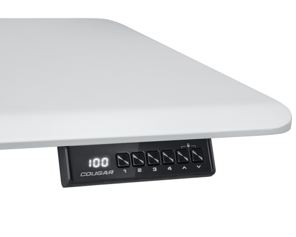 MESA GAMER COUGAR ROYAL MOSSA WHITE - ELECTRICA - Imagen 2