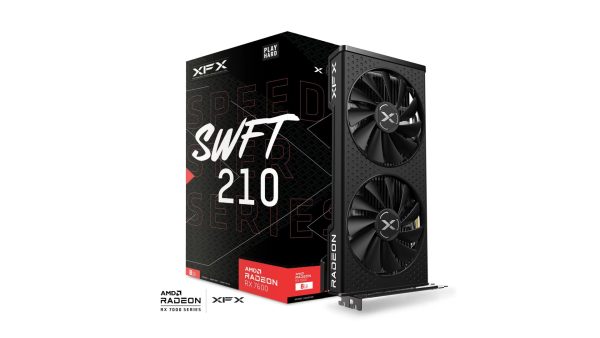 TARJETA DE VIDEO XFX SPEEDSTER SWFT 210 RX 7600 CORE EDITION