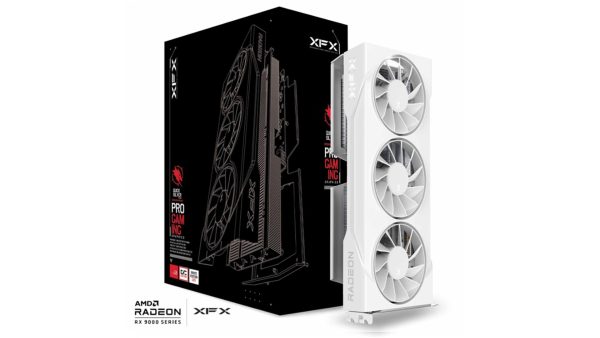 TARJETA DE VIDEO XFX SWIFT RX 9060 XT OC WHITE TRIPLE FAN GAMING EDITION 16GB