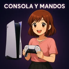 Consola y mando de juegos
