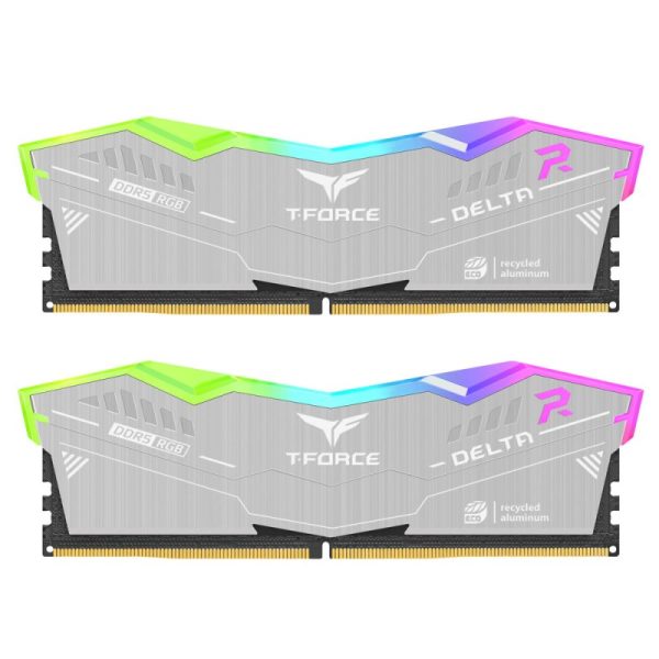 MEMORIA RAM TEAMGROUP DELTA RGB ECO 32GB (2X16GB) DDR5 6000MHZ CL38