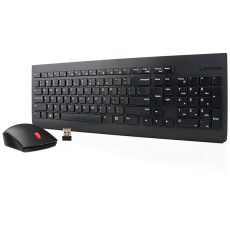 KIT TECLADO + MOUSE LENOVO, INALÁMBRICO, COLOR NEGRO, (KIT COMBO)