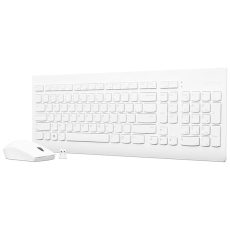 KIT TECLADO + MOUSE COMBO LENOVO 510, INALÁMBRICO, COLOR BLANCO / WIRELESS / WHITE