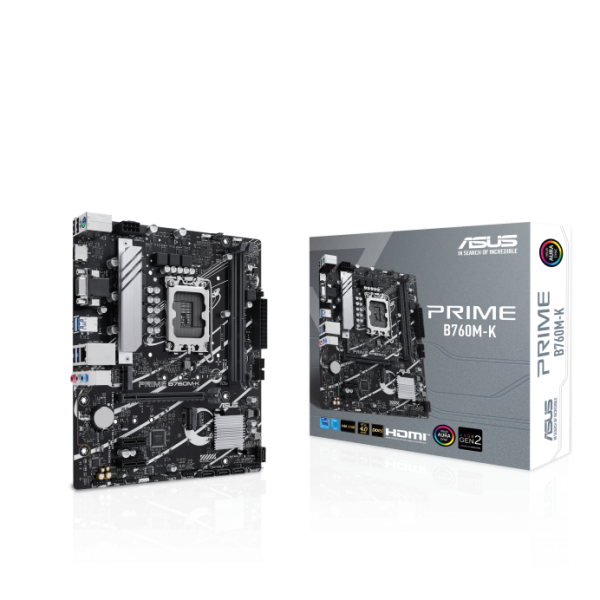 PLACA MADRE ASUS PRIME B760M-K DDR5 LGA1700