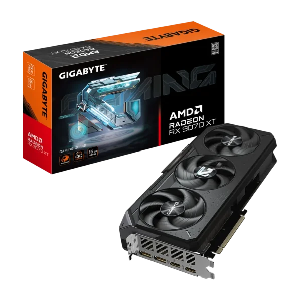 TARJETA DE VIDEO GIGABYTE RX 9070 XT GAMING OC 16GB