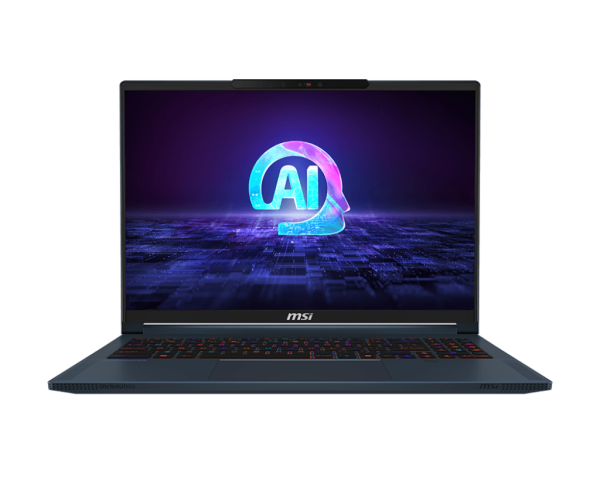 LAPTOP MSI STEALTH 16 AI STUDIO A1VGG-091US 16” IPS WUXGA CORE ULTRA 9 185H / RAM 32GB DDR5 / SSD 1TB GEN 4 / RTX 4070 8GB / 165HZ WIN 11