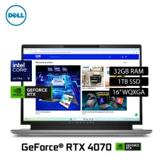 LAPTOP ALIENWARE X16 R2 AWM16R-9517SLV-PUS 16” QHD+ CORE ULTRA 9 185H / RAM 32GB DDR5 / SSD 1TB / RTX 4070 8GB / 240HZ