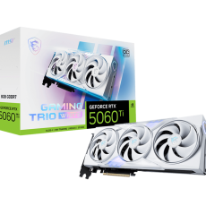 TARJETA DE VIDEO MSI RTX 5060 TI 8GB GAMING TRIO OC WHITE EDITION GDDR7