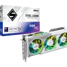TARJETA DE VIDEO ASROCK INTEL ARC B580 STEEL LEGEND 12GB OC GDDR6