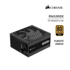 FUENTE DE PODER CORSAIR RM1000X 1000W 80+ GOLD FULL MODULAR – ATX 3.1 / PCIe 5.1