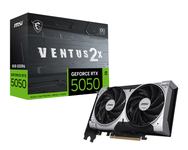 TARJETA DE VIDEO ASUS RTX 5050 8GB VENTUS 2X OC GDDR6