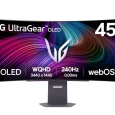 MONITOR LG ULTRAGEAR 45GX90SA 45" WQHD OLED 240HZ 0.03MS CURVO G-SYNC / FREESYNC PREMIUM / SMART