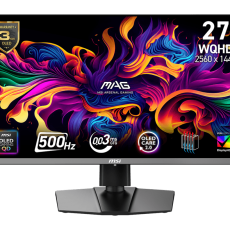 MONITOR MSI MAG 272QP QD-OLED X50 26.5" WQHD QD-OLED 500HZ - 0.03MS / G-SYNC FREESYNC PREMIUM PRO