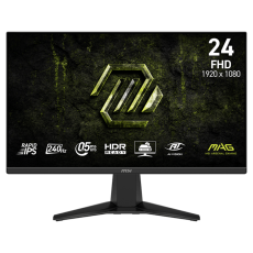 MONITOR MSI MAG 245F X24 24" RAPID IPS FHD 240HZ 0.5MS FREESYNC PREMIUM
