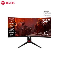MONITOR TEROS TE-3412G 34" UWQHD VA 180HZ 1MS CURVO FREESYNC PREMIUN