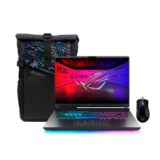 LAPTOP ASUS ROG STRIX G16 16" WUXGA IPS RYZEN 9-9955HX / RAM 16GB DDR5 / SSD 1TB GEN 4 / RTX 5060 8GB / WIN 11
