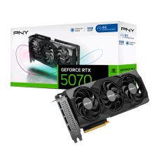 TARJETA DE VIDEO PNY RTX 5070 OVERCLOCKED TRIPLE FAN 12GB GDDR7