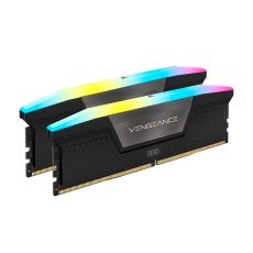 MEMORIA RAM CORSAIR VENGEANCE RGB DDR5 64GB (2X32GB) 6000MHZ CL40 BLACK