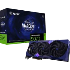 TARJETA DE VIDEO RTX 5070 12GB WORLD OF WARCRAFT® MIDNIGHT VOID EDITION OC