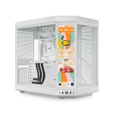 CASE HYTE Y70 SNOW WHITE TOUCH INFINITE CON PANTALLA 14.9″