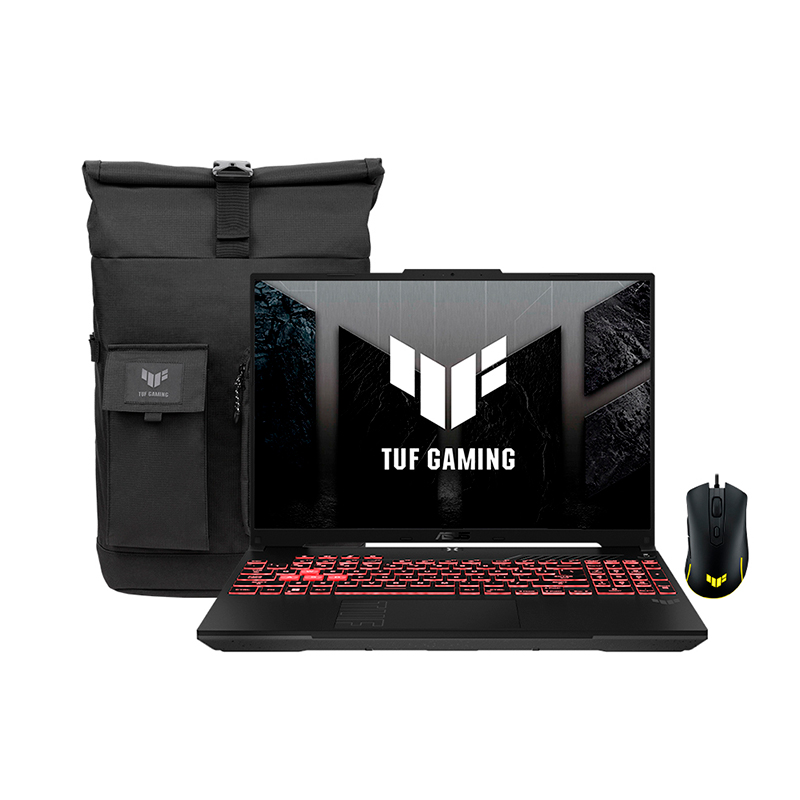 LAPTOP ASUS TUF GAMING F16 16" WUXGA IPS CORE I7-14650HX / RAM 16GB DDR5 / SSD 512GB GEN 4 / RTX 5050 8GB / FREEDOS