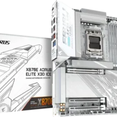 PLACA MADRE GIGABYTE X870E AORUS ELITE X3D ICE AM5